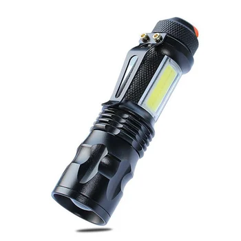 

Mini LED Flashlight 350 Lumen XPE Q5 Handheld Flashlight Portable Zoomable, Waterproof, Super Brightness with 4 Light Modes