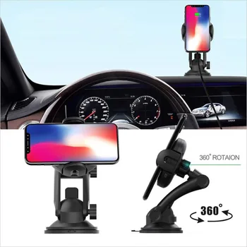 

Wireless Charger Stand Holders For Huawei Mate 30 P30 P20 Pro 15W Fast QI Wireless Car Charger Infrared Induction Holder Stand