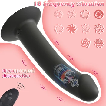 10 Frequency Dildo Vibrator Anal Plug Butt Plug Adult Game Female Masturbation prostate Stimulator Erotic Sex Toys for Couple 2