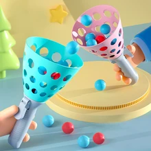 Jeu de sport de plein air pour parents et enfants, 1 ensemble de jouets interactifs, lancer et attraper des balles, cadeaux du nouvel an