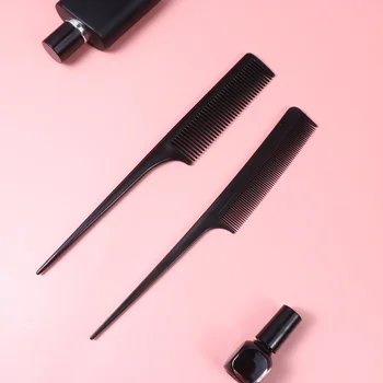 

2 Sets/20PCS Anti-Static Comb Portable Hair Comb Skin-Friendly Massage Comb Hairdressing Comb for Home Barber Salon