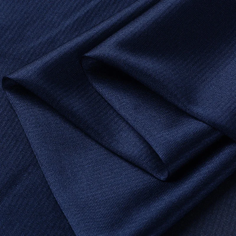 50X160 см, мягкая внутри полиэфирная ткань, органический материал, чистый натуральный полиэстер для шитья одежды ручной работы, Лоскутная Ткань - Цвет: Navy