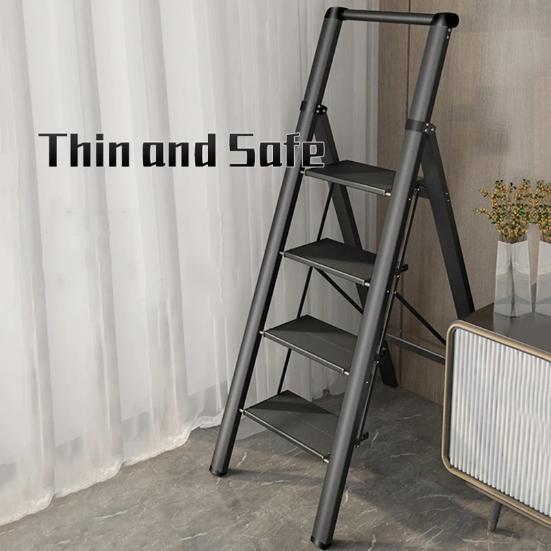 

Бытовая Лестница из алюминиевого сплава с высокой нагрузкой, стабильная подставка, легкое хранение, стабильная широкая педаль, промышленный класс, качественный кронштейн
