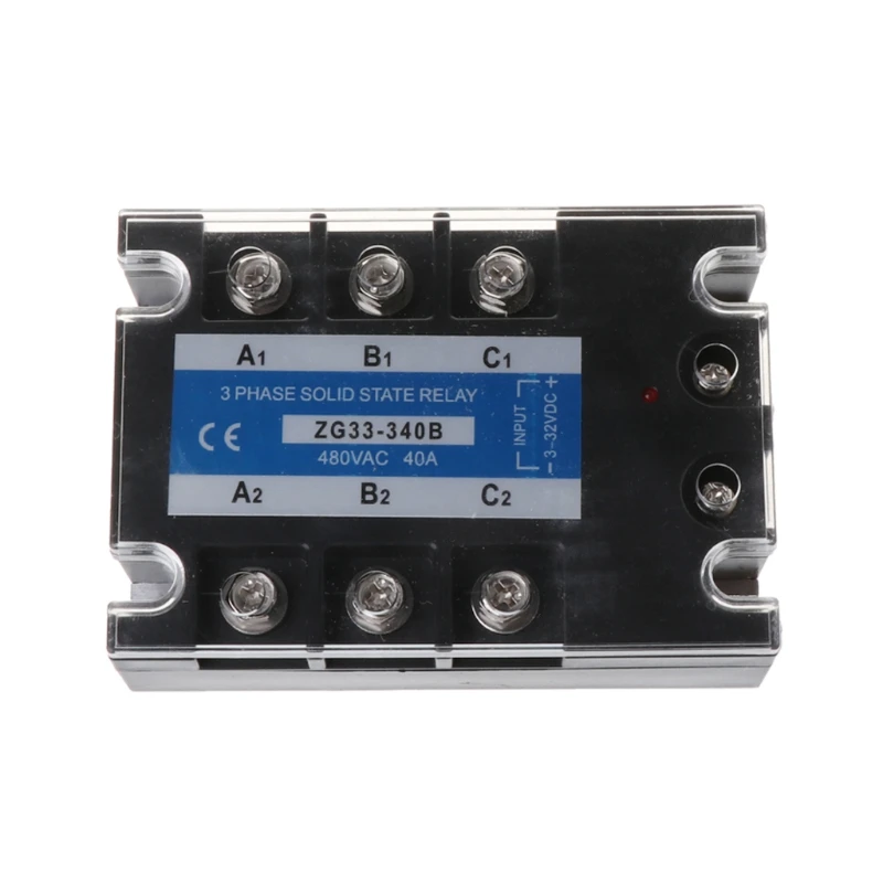 

ZG33-340B 40A DC Control AC Three Phase Solid State Relay SSR Module N84C