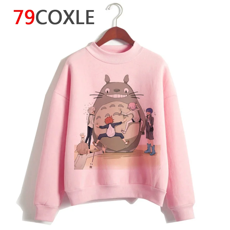Totoro Studio Ghibli Kawaii толстовки веселое Harajuku аниме Женская мультяшная Толстовка Ullzang 90s модная Толстовка графическая Женская милая - Цвет: 1151