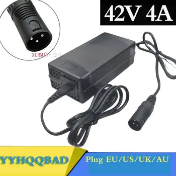 

36V Charger 42V 4A electric bike lithium battery charger for 36V lithium battery pack with 3-Pin XLR Socket/connector