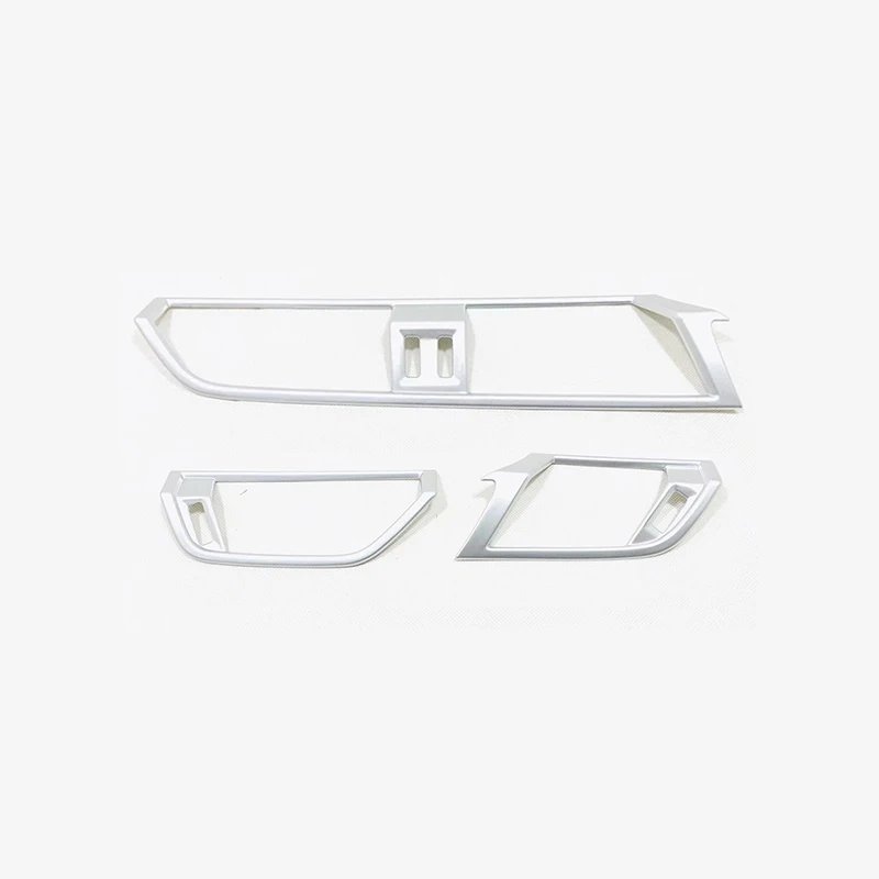 

ABS Matte/Carbon fiber Car conditioner air Outlet decoration Cover Trim Car Styling For Audi Q3 2019 2020 Accessories