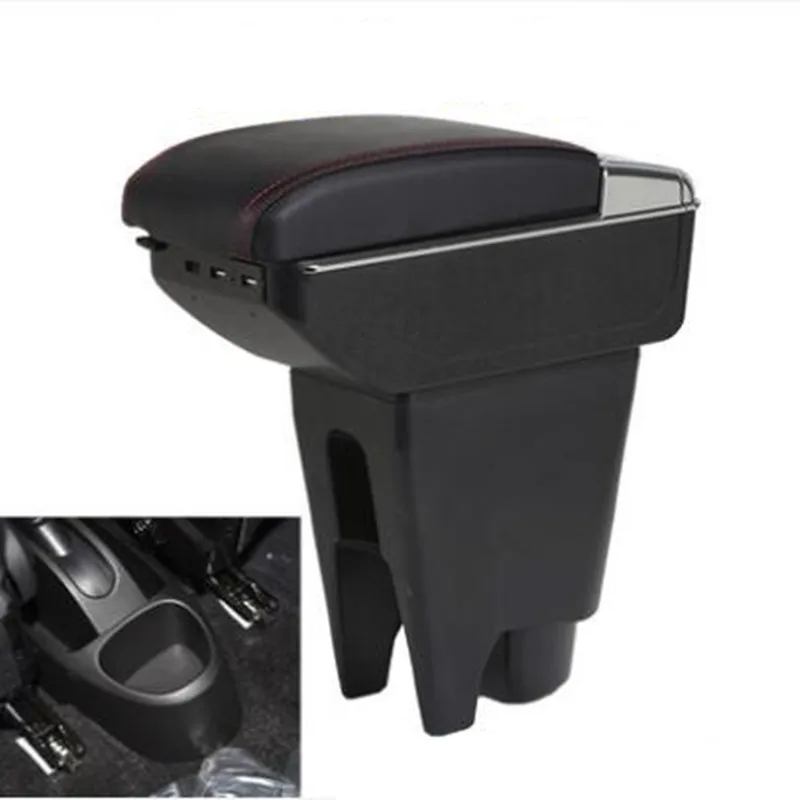 For BYD F0 armrest box USB Charging heighten Double layer central Store content cup holder ashtray accessories 2008-2016 | Автомобили и