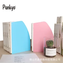 Металлический блокнот-органайзер Подставка для книг Съемная книжная полка DIY телескопические книжные концы