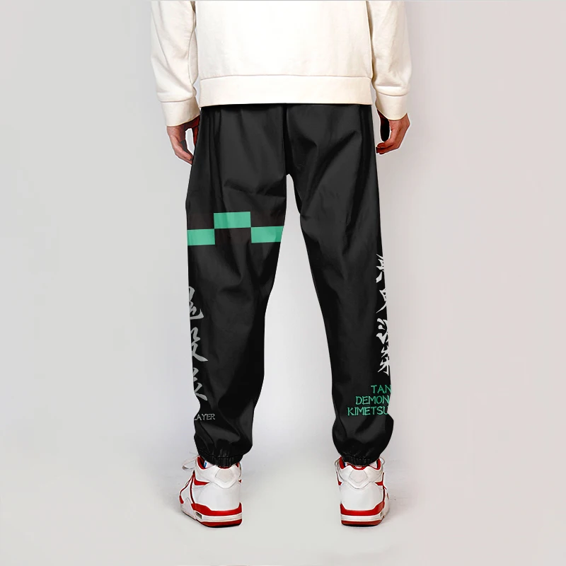 WAWNI 3D Anime Japanese Cargo Pants Harajuku Streetwear Demon Slayer