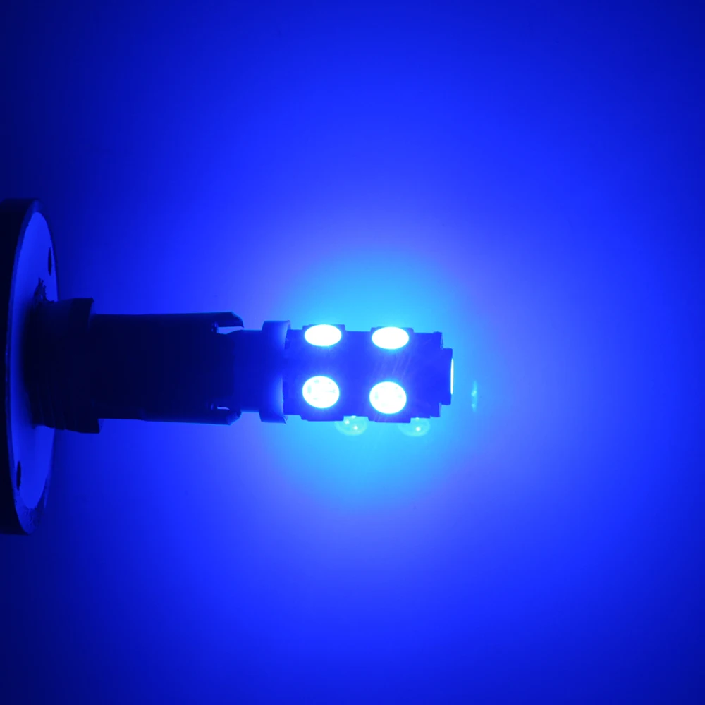 50 шт. T10 5050 9 SMD 12 В светодиодные лампы для автомобиля 194 168 192 W5W автомобильный внутренний инструмент для чтения дверных огней синий красный белый зеленый
