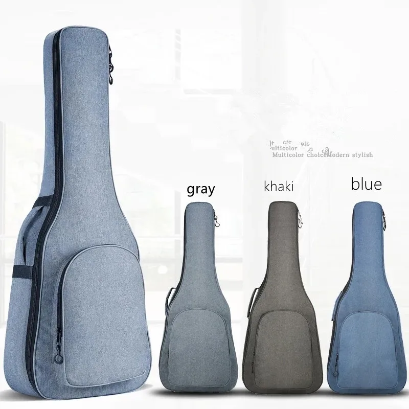 Scione Guitars 41 Inch Acoustic Classical Guitar Bag 900D Oxdord Cotton Case Backpack 25mm Thicken with Double Shoulder Straps
