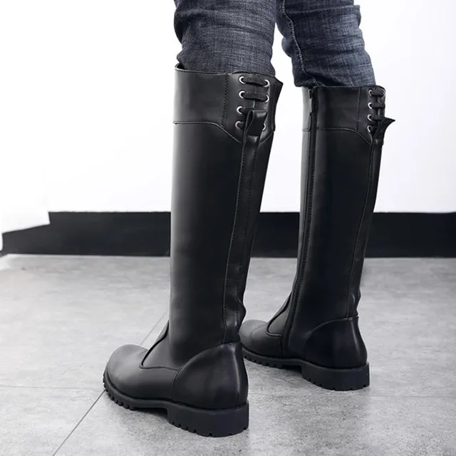 Horse Riding Boots Male Microfibre Leather Rider Boots Equestrian Equipment Martin Boots For Summer Winter Outdoor Sports 4