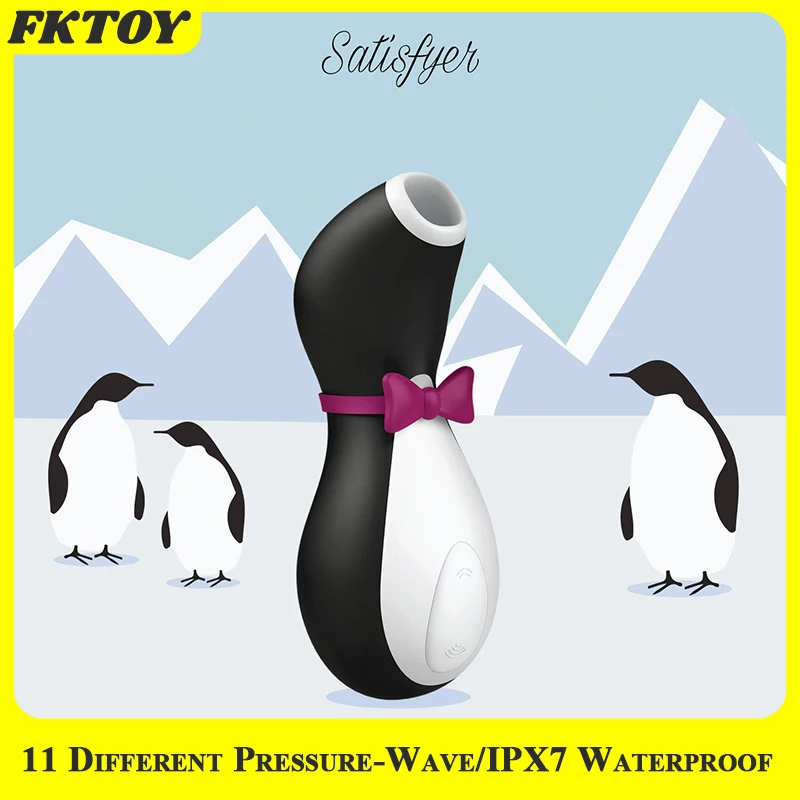 Satisfyer pro Пингвин сосание вибратор оральный клитор стимулятор силиконовая соска