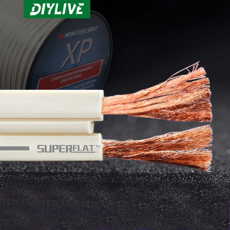 DIYLIVE 20 метров HiFi Us Monster 240 core 840 настенная проводка для динамиков провод fever