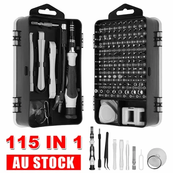 

115 in 1 Screwdriver Set of Screw Driver Bit Set Multi-function Precision Mobile Phone Repair Device Hand Tools Torx Hex