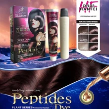 Крем-краска для волос полный богатый Полупостоянный Краме 10 цветов Профессиональный салонный шампунь для лечения волос окрашивание цвета