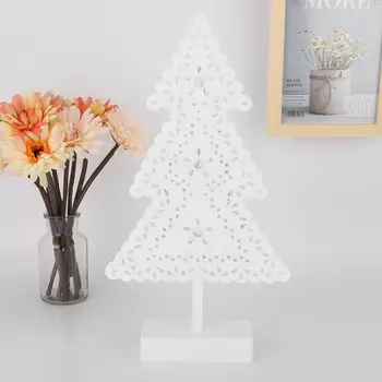 

White LED Christmas Tree Night Lights Home Bedroom Glow Light Christmas Home Decoration New