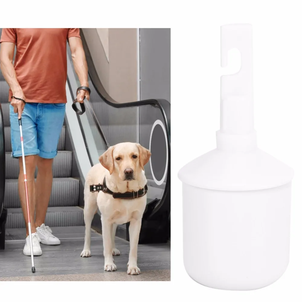 Description Picture 4 of item1Pc Plastic Cane Tip Hook Type Walking Climbing Stick Pole Protector Cap Tip Replacement Accessory For Blind Elderly