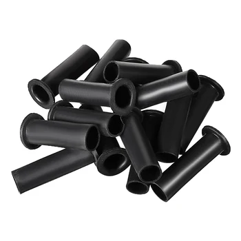 

uxcell 15 Pcs PVC Strain Relief Cord Boot Protector Cable Sleeve Hose 54mm Long Black