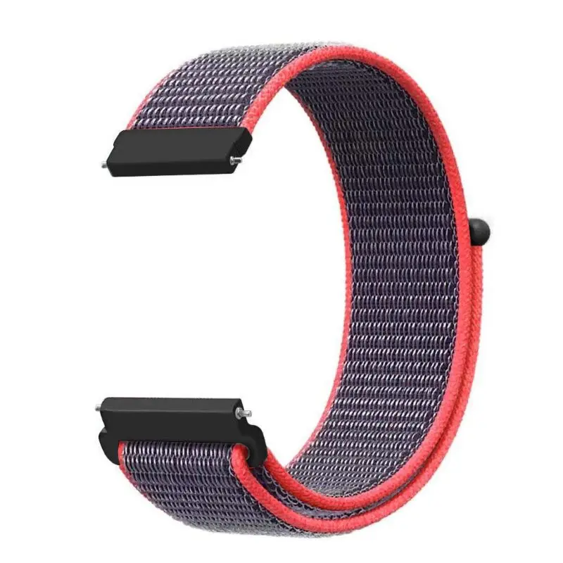 Против царапин нейлоновый ремешок для часов для AMAZFIT GTR 42 мм/47 мм Смарт-часы - Цвет: Bright Pink
