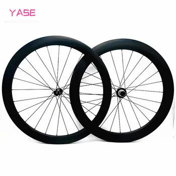 

Road 700c wheels 100x12 142x12mm six nails straight Pull Powerway CX32 carbon wheelset 700c clincher 38x23mm carbon disc wheel
