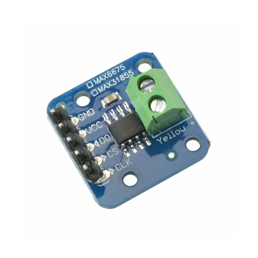 

MAX31855 K Type Thermocouple Breakout Board Temperature -200C to +1350 Arduino