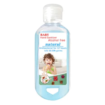 

99.99% Antibacterial Travel Gel Baby Hand Disposable Hand Sanitizer Long-Lasting Speed Dry Hand Lotion 50ML alcohol free