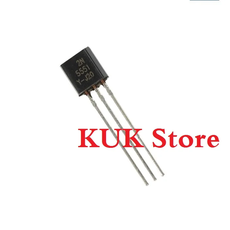 Оригинал 100% новый 2N5551YBU 2N5551Y 2N 5551 Y TO-92 100 шт./лот | Электроника