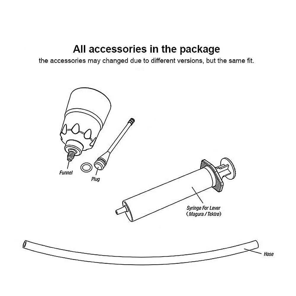 Bicycle Hydraulic Brake Bleed Tool Kit MTB Mountain Bike Oil Change Tools Outdoor Cycling Repair Tool For Shimano Tektro BC0082 (3)