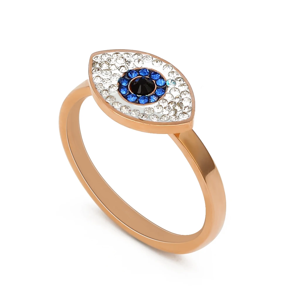 Кольца Lucky Eye Blue сглаза, кристалл, медь, микро проложенный циркон, кольцо для женщин, Ювелирное кольцо, вечерние ювелирные изделия, подарки EY5268