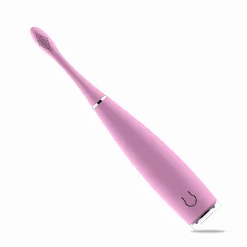 

Electric Silicone Toothbrush Rechargeable Electric Toothbrush Sonic Vibration Tooth Cleaning Artifact Adults Acoustic Wave USB