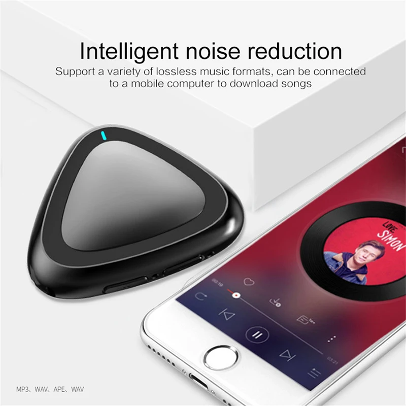 Мини 4 Гб MP3 USB Bluetooth спорт HiFi MP3 музыка Walkman плеер FM радио Диктофон+ наушники