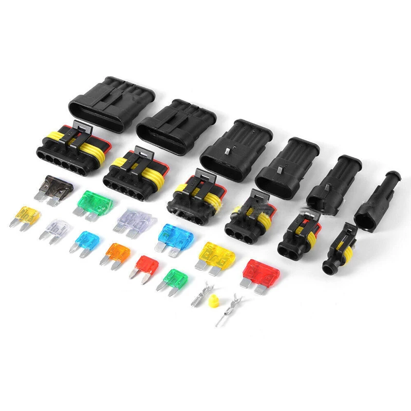 SN-48B Crimpen Zangen Auto Elektrische Draht Stecker Stecker Automotive Wasserdicht 1/2/3/4 Pin Motorrad Lkw Kabelbaum Männlich Weiblich – Detail 6