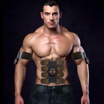 

Smart Fitness Abdominal Sticker Home Remote Control Abdominal Sticker Upgrade Lithium Rechargeable Training Abdominal Muscle