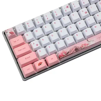

Dye-Sublimation Keyboard Cute Keycaps PBT OEM Profile Keycap For GH60 GK61 GK64 R9UA
