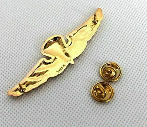 tomwang2012. WW2 US NAVY PARACHUTE PARACHUTIST LANDINGS WINGS BADGE PIN CLASSIC MILITARY
