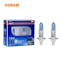 Osram, 24 В, 100 Вт, галогенный светильник для грузовика X H1, для прицепа, Led, 24 В, запчасти для прицепа, автомобильный светильник H4, галогенная лампа H1 62241T X 4000 K, 1 пара