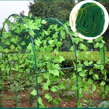 

Hot Sale Garden Fence Nylon Trellis Netting Support Climbing Bean Plant Nets Grow Fen CeIdeal Vining Vegetables/Fruits/Flowers