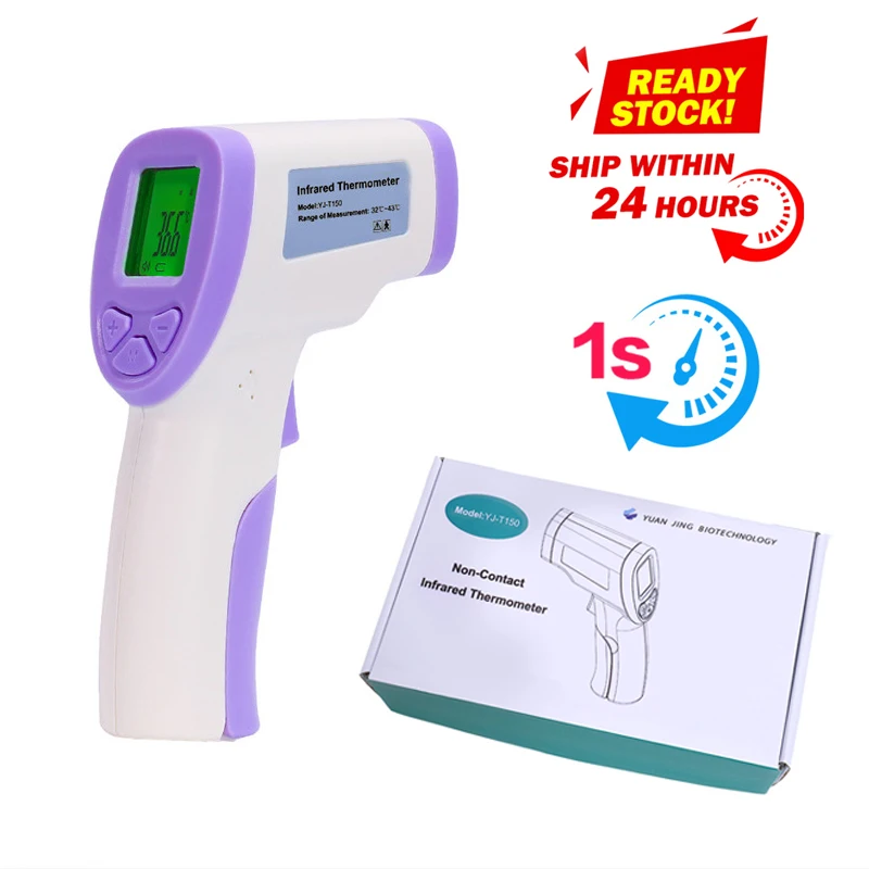 

Muti-Fuction Baby/Adult Digital Termomete Infrarood Voorhoofd Thermometer Lichaam Gun Non-Contact Temperatuurmeting Apparaat