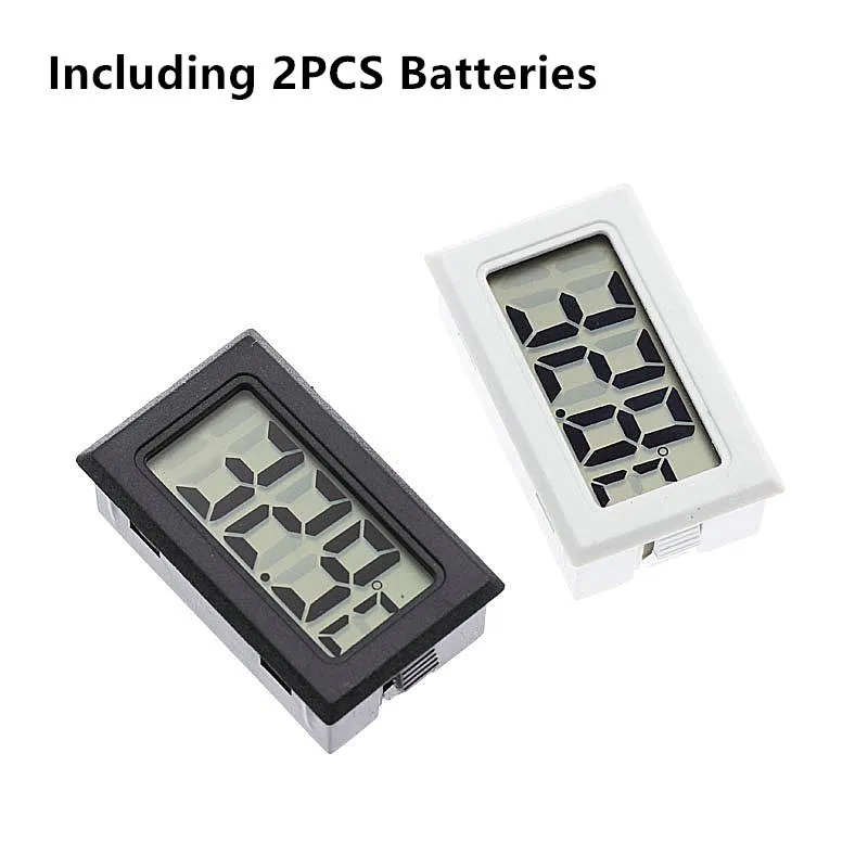 Tool Black Fahrenheit Mini Digital LCD Temperature Humidity Meter Thermometer 