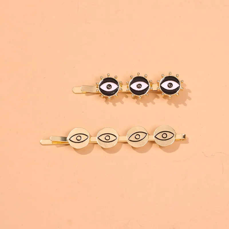 Заколки для волос Golden Evil Eyes заколки женщин и девочек украшения в этническом стиле