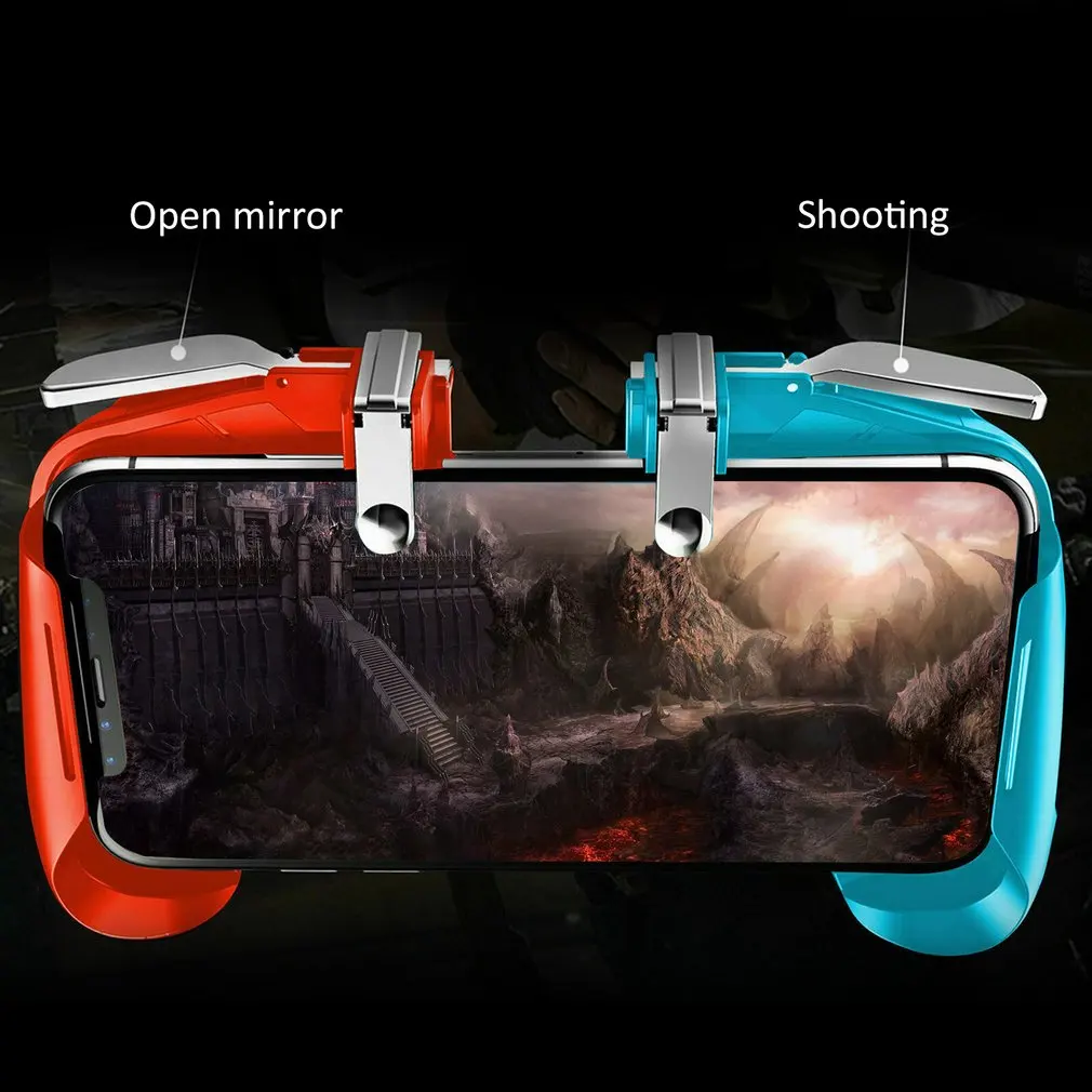  for PUBG Mobile Game Controller Gamepad Trigger Aim Button AK16 Shooter Joystick For IPhone Android