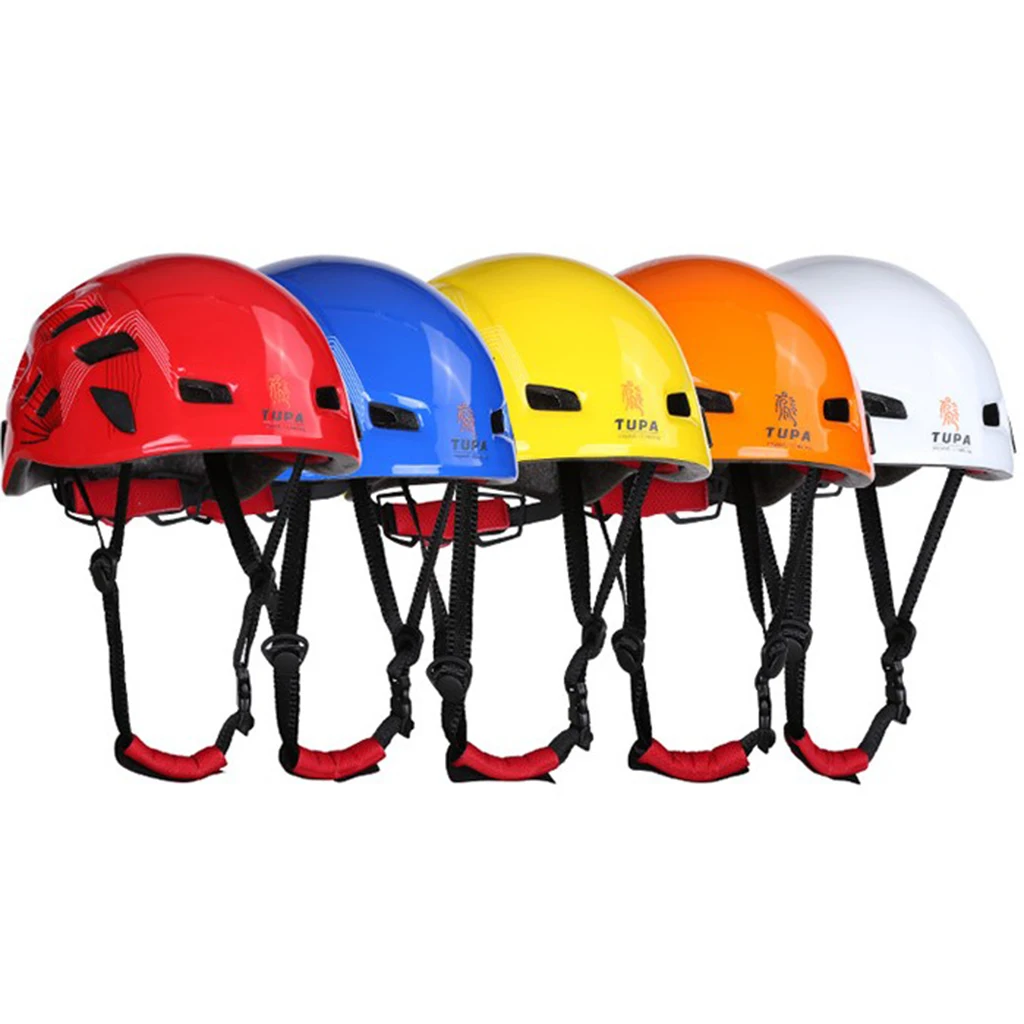 Unisex Adjustable Vented Safety Helmet Head Protection Hard Impact Hat for Outdoor Rock Climbing Arborist Caving Construction