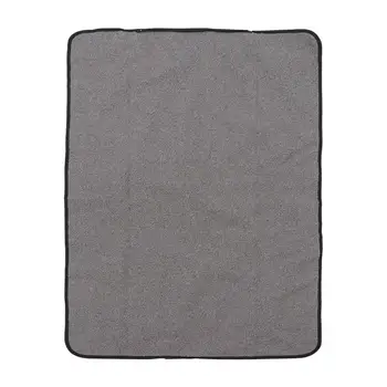 

UEETEK Waterproof Pet Mat Foldable Multifunctional Outdoor Pet Mat Waterproof Warming Blanket For Dogs And Cats (Black)