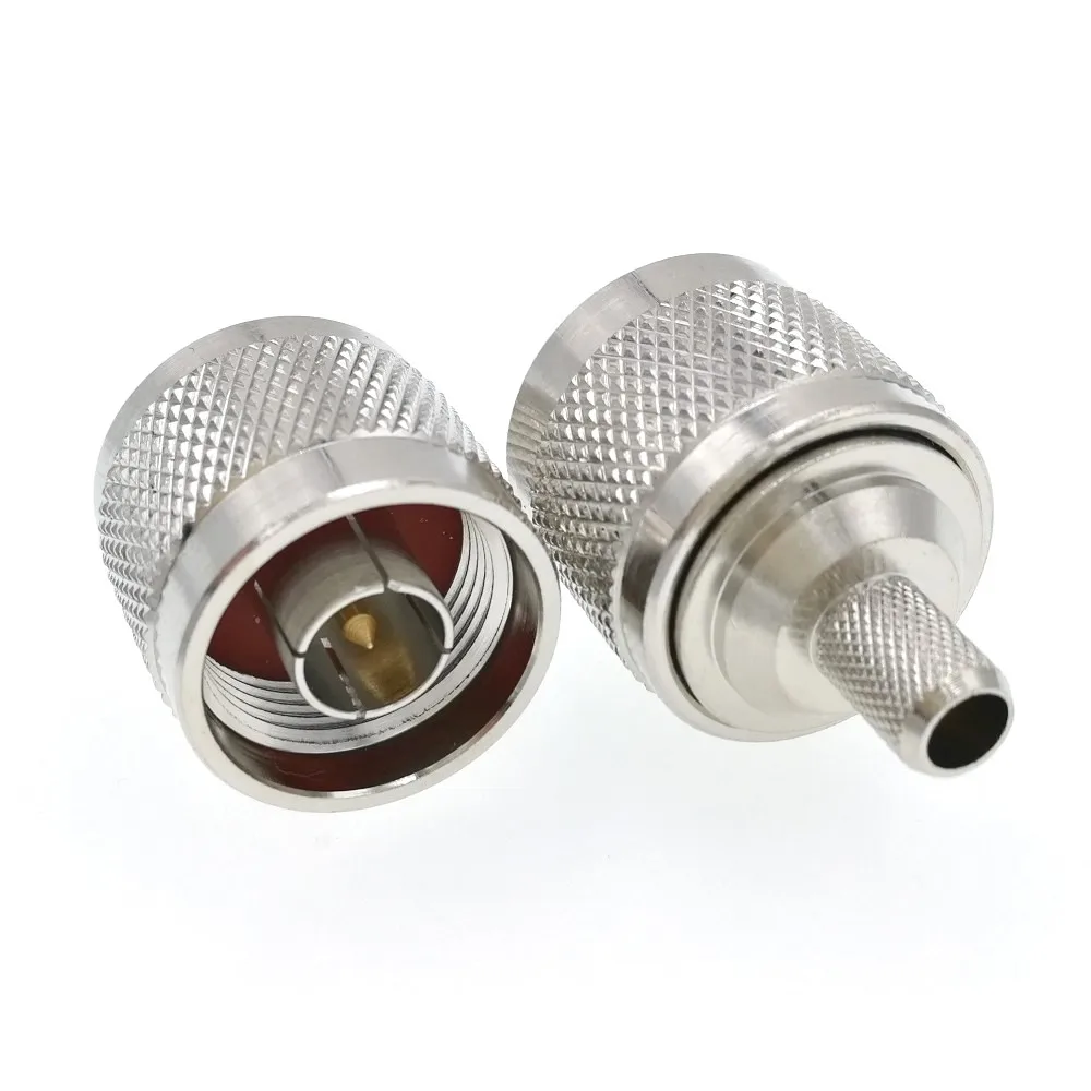 N обжимной штекер для Belden 9258 LMR240 RG 8X RG8X RF Coax Кабельный разъем|plug connector|plug maleplug m |