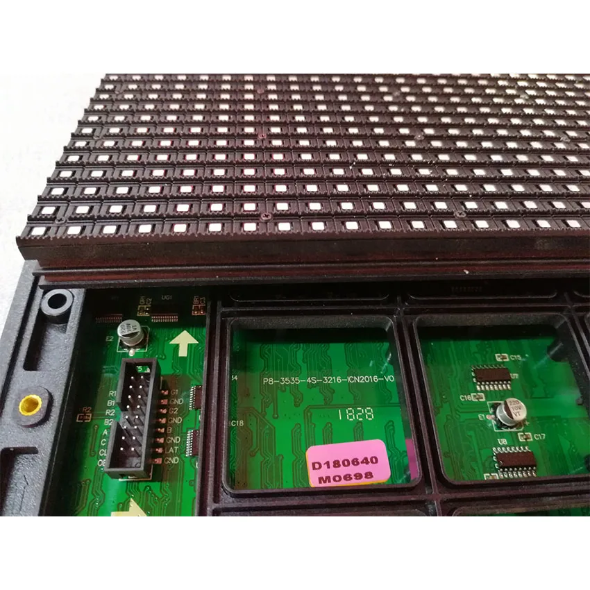 p8 outdoor led module 32*16 pixel 256*128mm matrix led sign full color display taxi panel ekran HUB75 P4 P5 P6 P10