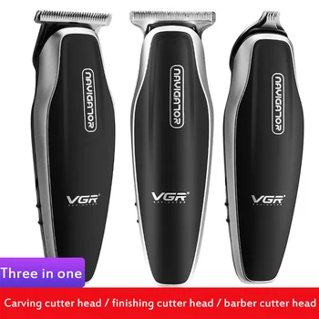 

All 3in1 Rechargeable Hair Clipper for Men Waterproof Wireless Electric Shaver Beard Nose Ear Shaver Hair Trimmer kemei 7 Pcs