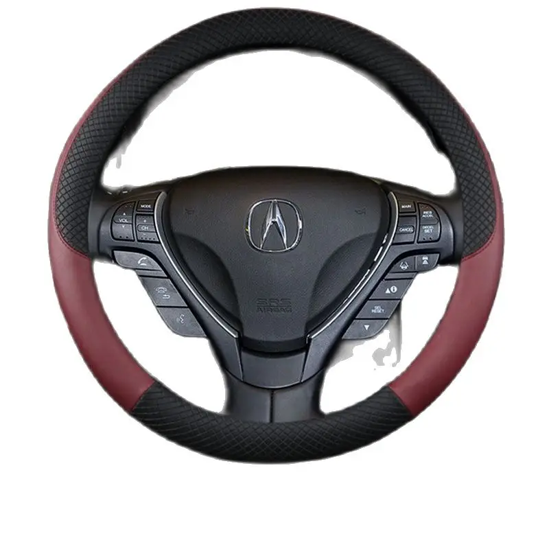 Four Seasons Car Steering Wheel Cover Car Interior Details Suitable For Honda Fit Accord Jazz Rdx Cdx Tlx Wheel Covers images - 6