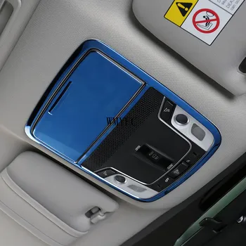 

For Honda Accord 10th 2018 2019 Stainless steel Car front reading Lampshade panel and Glasses box Accessories car styling 2pcs